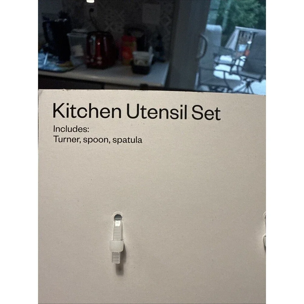 Room Essentials 3pc Nylon Kitchen Utensil Set – Turner Spoon Spatula – Black